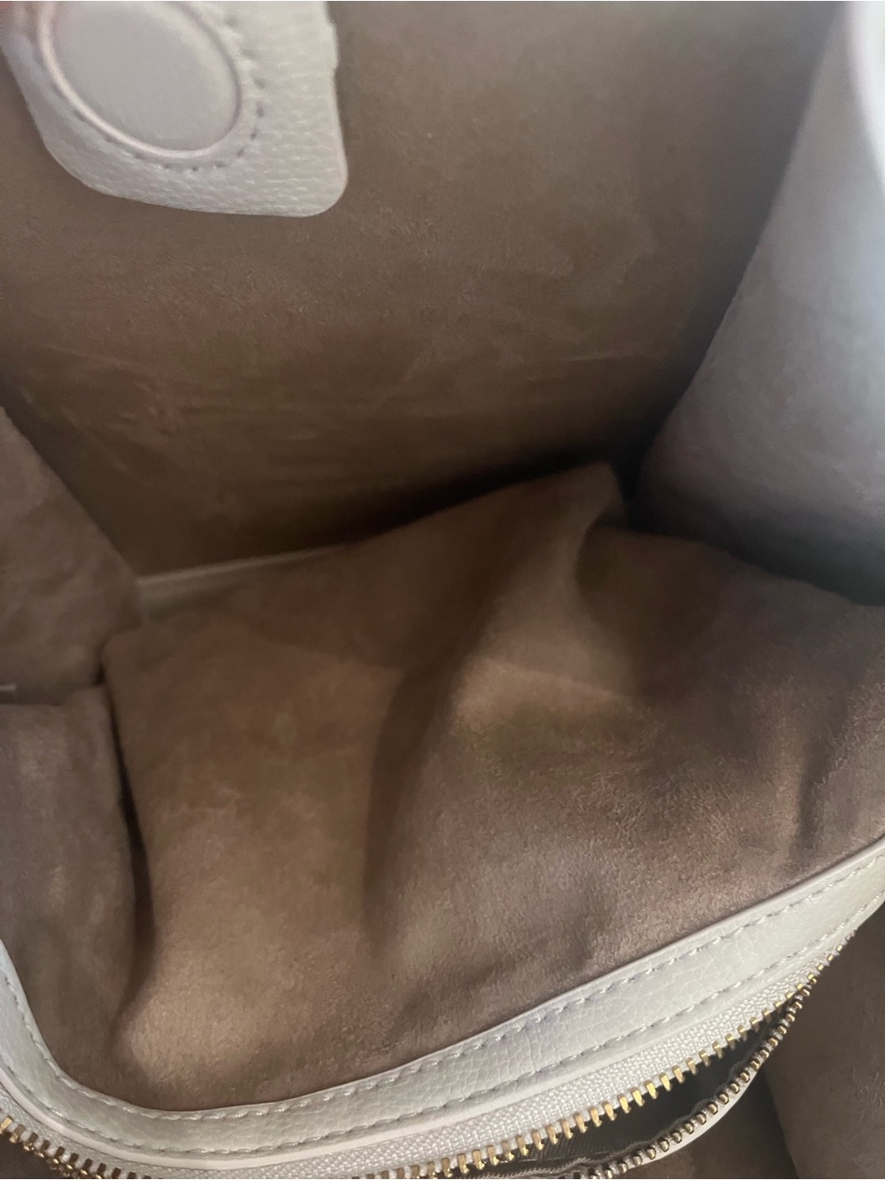 Zara Mini Pebbled Leather Top-Handle Crossbody — Light Beige - Picture 7 of 10
